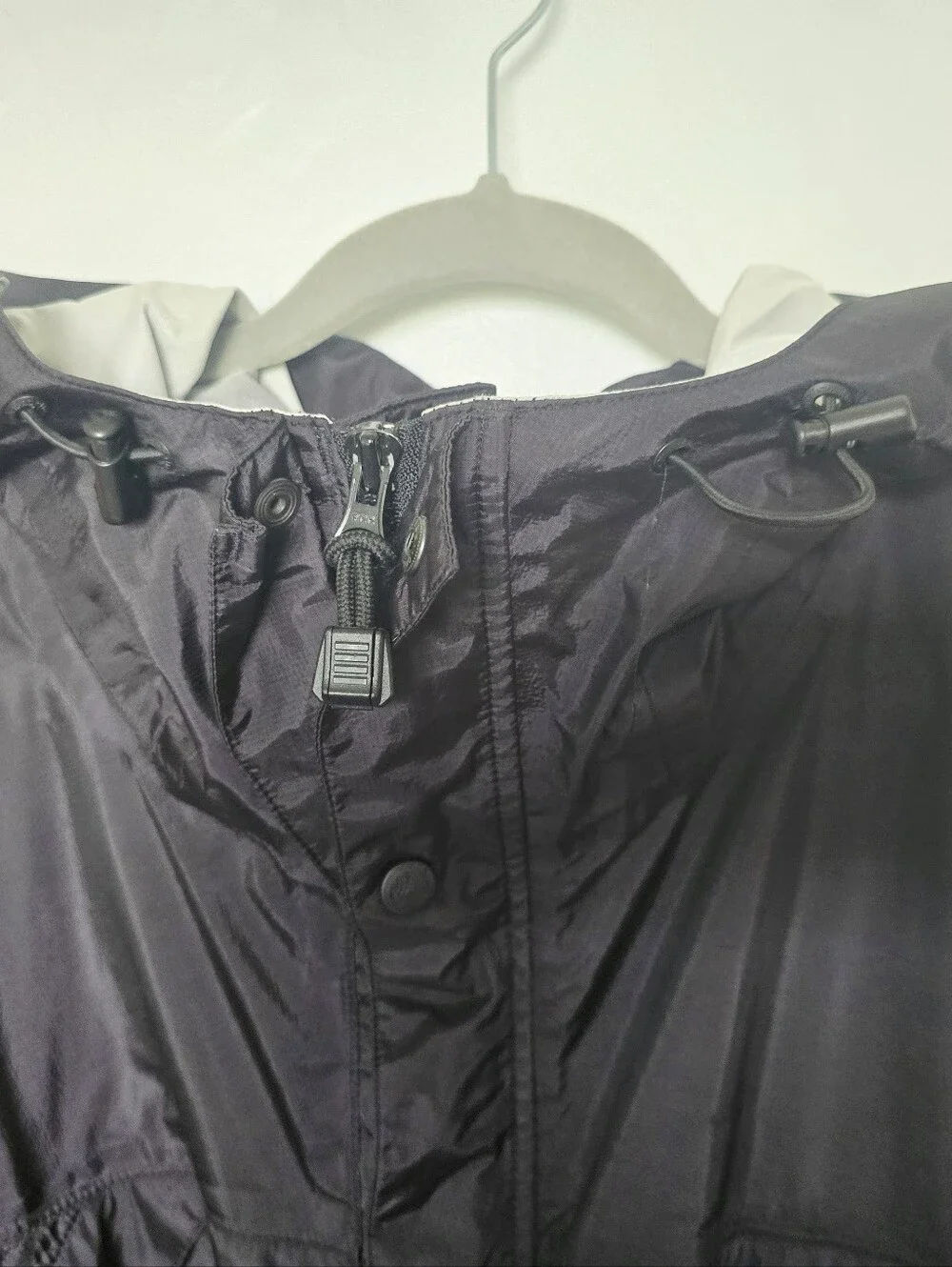 Vintage 1990s Timberland Performance Hooded Rain Jacket - Black Shell Mens size